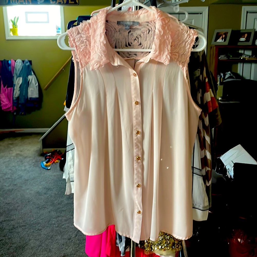 Rose petal blouse from Macy’s